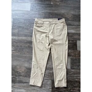 Reebok 5-pocket‎ Voyager Pants Beige Khaki Men XL(38x30) Golf Preppy Performance